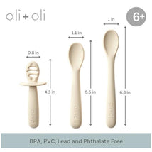 Ali + Oli - 3Pk Multi Stage Spoon Set For Baby, Coco Image 2