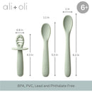 Ali + Oli - 3Pk Multi Stage Spoon Set For Baby | Pine Image 3