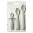 Ali + Oli - 3Pk Multi Stage Spoon Set For Baby, Pine Image 5