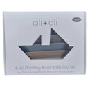 Ali + Oli - (4-Pc) Mini-Boat Bath Toy Set Image 11