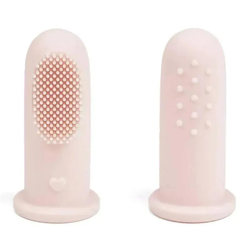 Ali + Oli - Baby Finger Toothbrush & Tongue Cleaner Oral Set, Blush Image 2