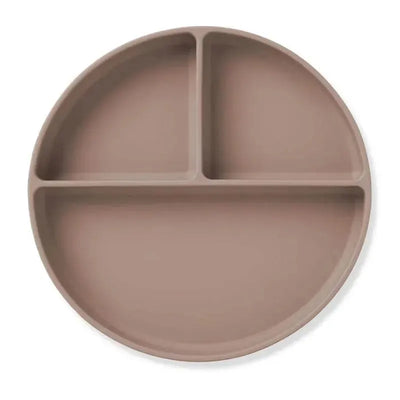 Ali + Oli - Baby Plate With Suction And Divided Portions, Fawn Image 1