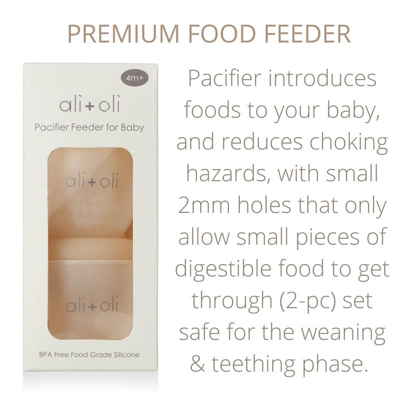 Ali + Oli - Food & Fruit Feeder Pacifier, 2 pc Image 2