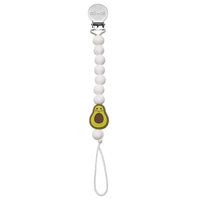 Ali + Oli Pacifier Clip (Avocado) Image 1