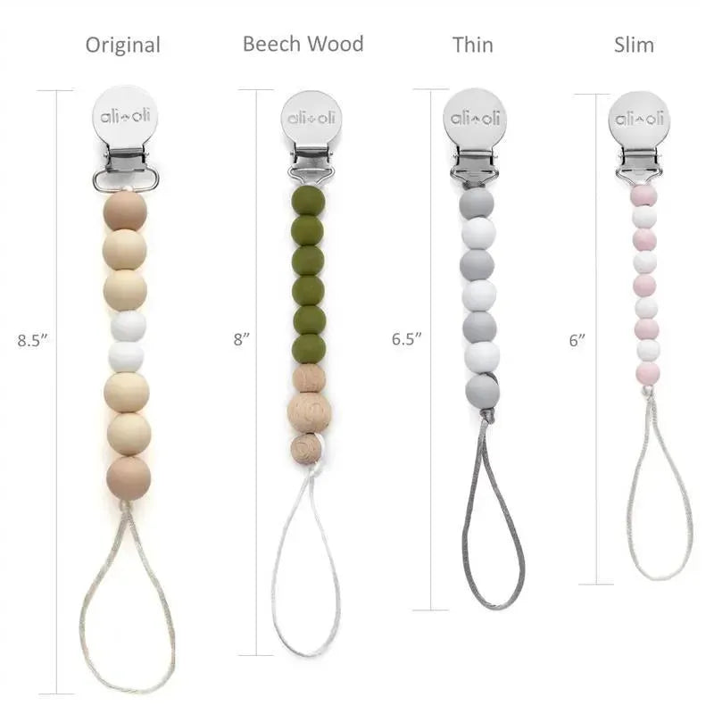 Ali + Oli Pacifier Clip (Thin Pastel) Image 5