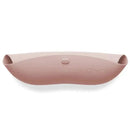 Ali + Oli Silicone Baby Bib Roll Up & Stay Closed (Mauve) Image 7