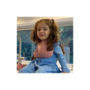 Ali + Oli Silicone Baby Bib Roll Up & Stay Closed (Mauve) Image 5
