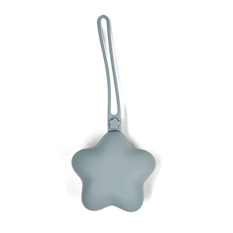 Ali + Oli - Silicone Pacifier Case Star 2Pk, Mist-Sand Image 3