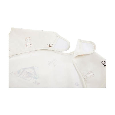 Ali + Oli - Smock Bib For Baby & Todler Short Sleeve, Woodlands Image 2