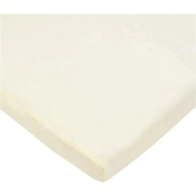 American Baby - 15 x 33 Fitted Bassinet Sheet, 100% Natural Cotton Jersey Knit, Cream Image 1
