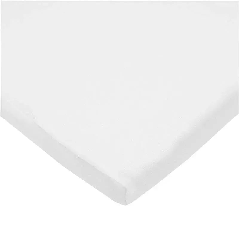 American Baby Company 100% Cotton Value Jersey Knit Bassinet Sheet, White Image 1