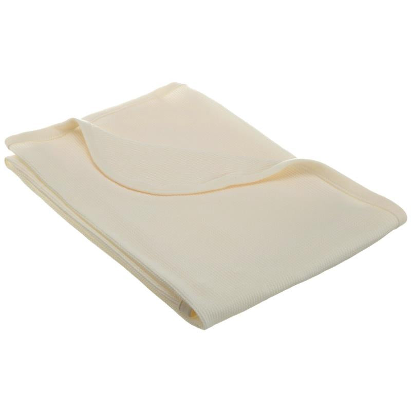 American Baby Company Natural Organic Cotton Thermal Receiving Blanket Image 1