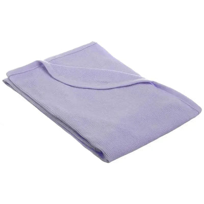 American Baby Company - 100% Cotton Thermal Blanket 30 X 40 Lavender Image 1