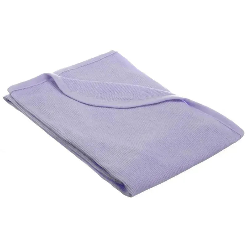 American Baby Company Thermal Receiving Blanket Lilac Image 1