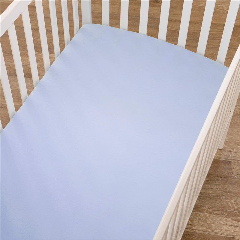 American Baby Company - Value Jersey Sheet Blue Image 4
