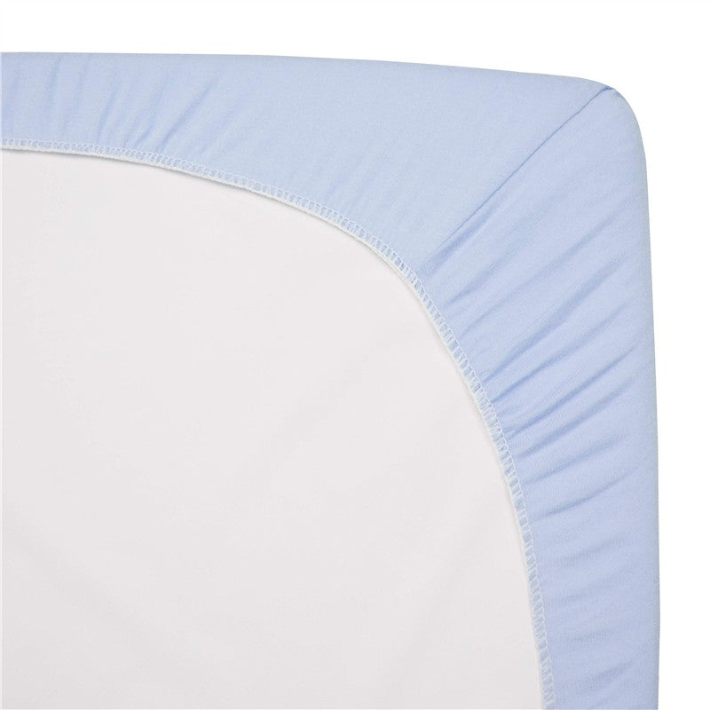 American Baby Company - Value Jersey Sheet Blue Image 5