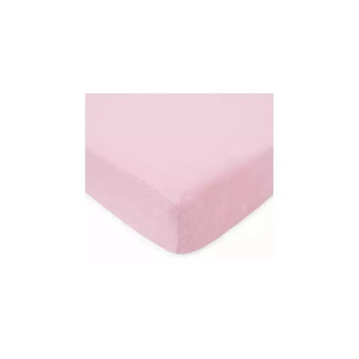 American Baby Heavenly Soft Chenille Fitted Bassinet Sheet, Pink Image 1