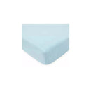 American Baby Heavenly Soft Chenille Fitted Portable/Mini Crib Sheet, Blue Image 1