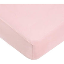 American Baby - Supreme 100% Natural Cotton Jersey Knit Fitted Crib Sheet, Pink Image 1