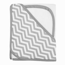 American Baby - Terry Hooded Towel Set, Grey Image 2