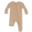 Angel Dear - Baby Basics Tan 2 Way Zipper Footie Image 1