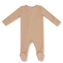 Angel Dear - Baby Basics Tan 2 Way Zipper Footie Image 2