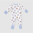 Angel Dear Baby Boy Cowdogs Convertible Romper Image 3
