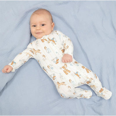 Angel Dear Baby Cowboy Nursery 2 Way Zipper Footie Image 1
