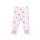 Angel Dear Baby Girl Ribbon Ballerinas Short Sleeve Loungewear Set Image 5