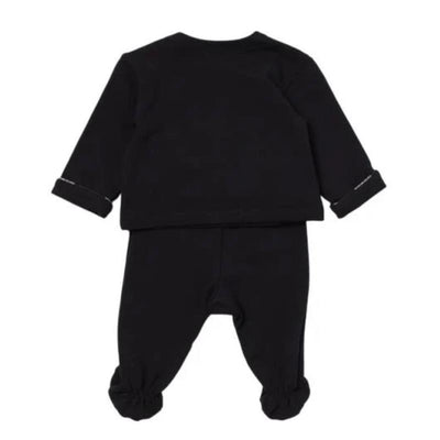 Armani - 2Pk Newborn Boy Onesie Overall Set Image 2