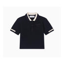 Armani Baby - Baby Boy Short Sleeve Polo Shirt, Navy Image 1