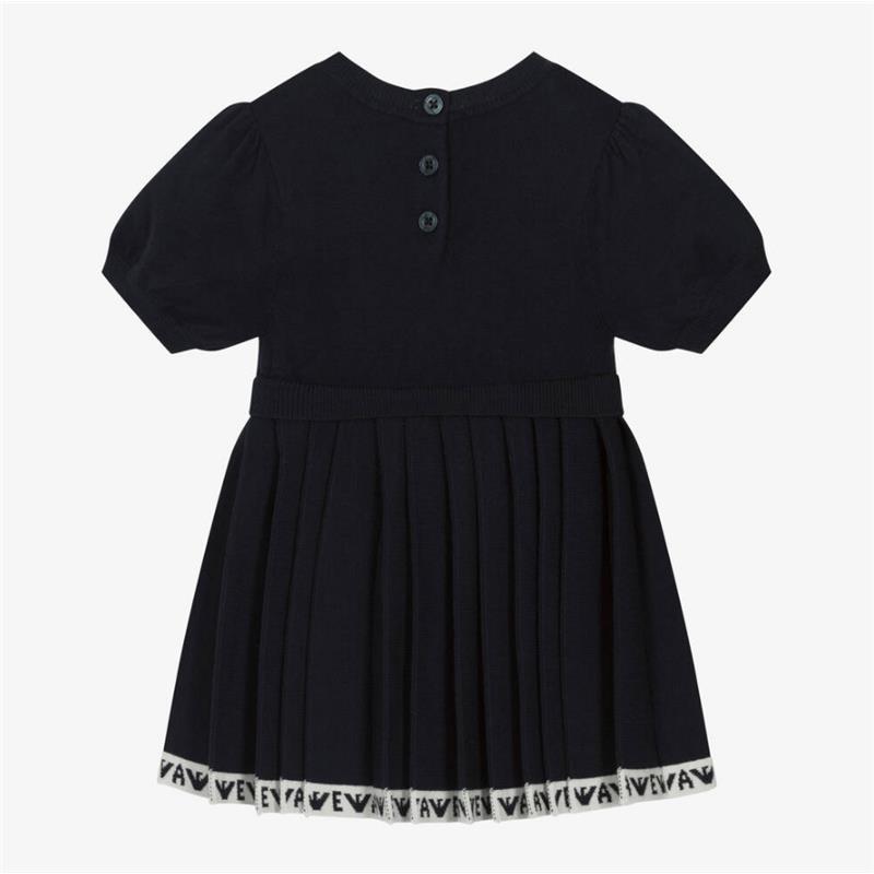 Armani - Baby Girl Dress Set, Navy Image 2