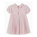 Armani Baby Girl Short Sleeve Pleated Dress Lilac Image 2