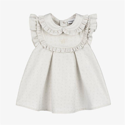 Armani Baby - Girls Logo Dress With Shorts Grey Image 1