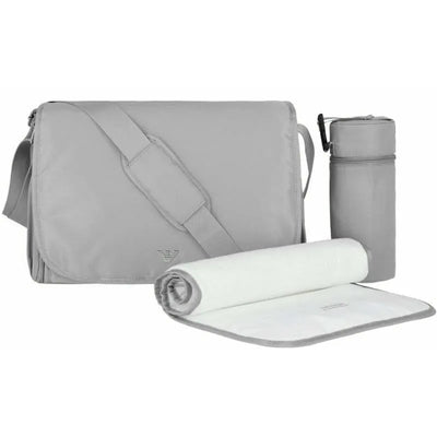 Armani Baby - Mummy Bag Set with Eagle Plate, Grey Image 1