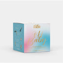 Gender reveal cotton candy glitter bombs package by Art Of Sucre, featuring pastel colors and text, includes 4 glitter bombs.