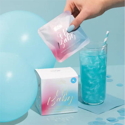 Art Of Sucre Blue Gender Reveal Cotton Candy Drink Glitter Bombs Image 1