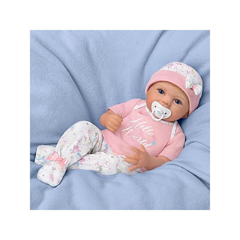Ashton Drake - Hello World Baby Girl Doll Image 3