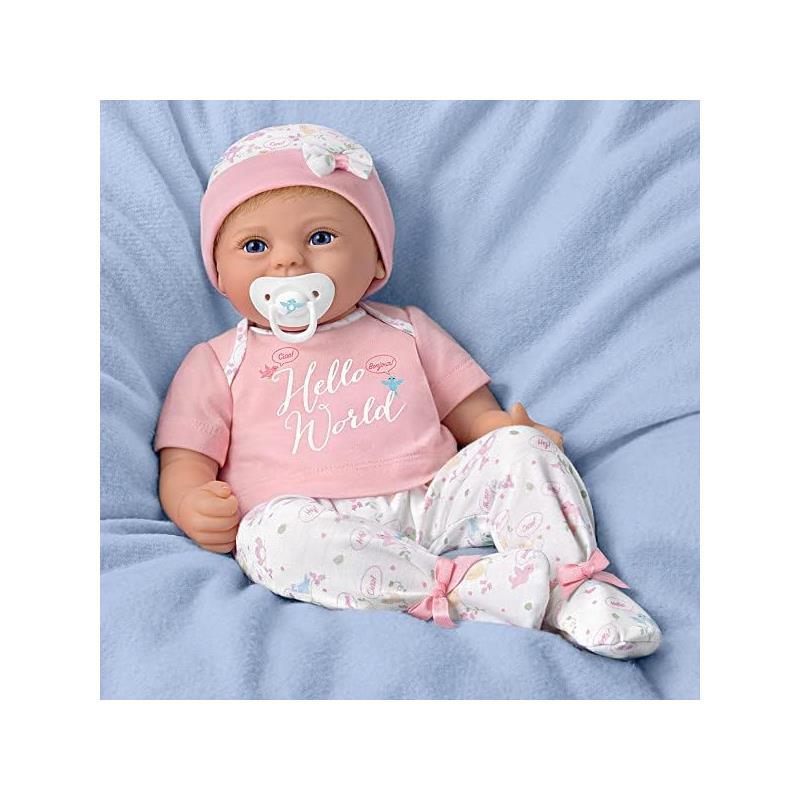 Ashton Drake - Hello World Baby Girl Doll Image 6