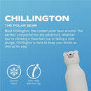 Asobu Stainless Steel Water Bottle with Silicone Bear Head Image 2