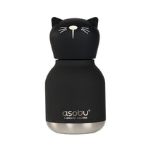 Asobu - Stainless Steel Bottle Silicone Head Mini Kitty Bestie Image 2