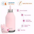 Asobu - Stainless Steel Bottle Silicone Head Bunny Image 5