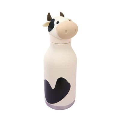 Asobu - Stainless Steel Bottle Silicone Head Cow Image 1