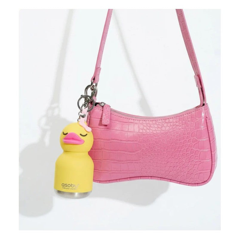 Asobu - Stainless Steel Bottle Silicone Head Mini Yellow Duck Image 5