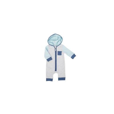 Attitude Baby - Color Block Hooded Jumpsuit (3/6M) Image 1