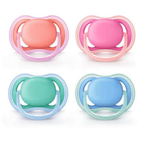 Avent 2 Pack New Ultra Air Pacifier 6-18M Mixed Case - Colors May Vary Image 1