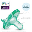 Avent 2Pk Soothie 3-18 Months, Sky Blue/Light Blue Image 3