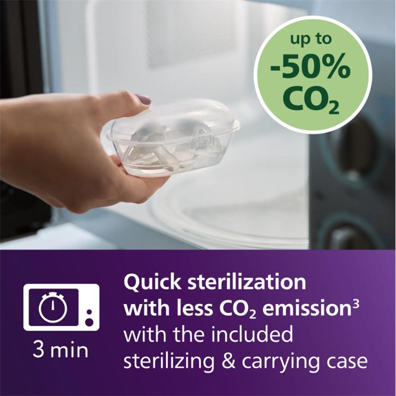 Avent 2Pk Ultra Soft Pacifier 6-18M, Beige/Pastel Warm Green Image 3