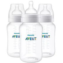 Avent - 3Pk Anti-Colic Baby Bottle, 11Oz, Clear Image 1