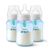 Avent - 3Pk Anti-Colic Bottle With Airfree Vent, 9Oz, Blue Image 1